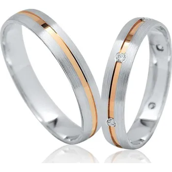 Prsten Snubní prsteny Retofy 60Ik pánský Materiál: Žluté zlato 14kt, Šířka: 3.8, Velikost: 40