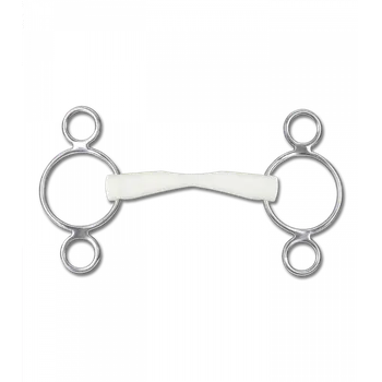 Udidlo pro koně Udidlo sněhulák nelomené Happy Mouth 13,5 cm