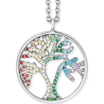 Náhrdelník ŠPERKY-NM, Stříbrný náhrdelník strom života Engelsrufer ERN-TREE-ZIM Délka náhrdelníku: 50 cm