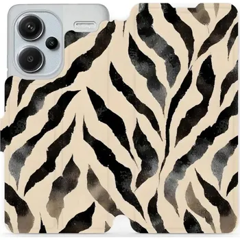 Pouzdro na mobilní telefon Flipové pouzdro Mobiwear - Xiaomi Redmi Note 13 Pro Plus 5G - VA53S Zebří (Knížkové flip pouzdro, obal, kryt na mobil Xiaomi Redmi Note 13 Pro Plus 5G - VA53S Zebří, materiál Umělá kůže + TPU - ochrana 360°, stojánek, silikonová vanička, magnetické zavírá