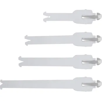 Moto obuv Sada přezek pro boty TECH 7 do 2024 a TECH 5, ALPINESTARS (bílé)