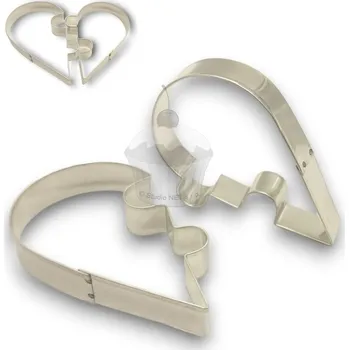 Forma na pečení Felcman Sada vykrajovátek - valentýnské srdce