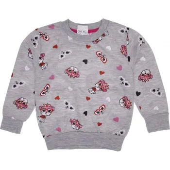 Dívčí mikina Dívčí svetr šedý Dog 104