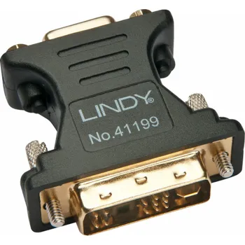 Video redukce Lindy DVI-A - D-Sub (VGA) AV adaptér černý (41199)
