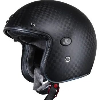 Helma na motorku Moto přilba JUST1 J-STYLE CARBON solid matná černá L