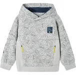MAYORAL chlapecká mikina Smile šedá vel. 128 cm