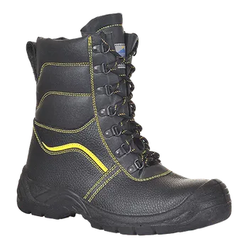 Dílna PORTWEST STEELITE PROTECTOR S3 CI FW05 / Bezpečnostní holeňová obuv S3 CI - černá 47