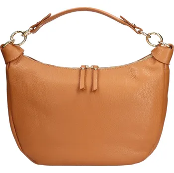 Kabelka Dámská kožená kabelka Italia Enet - koňak