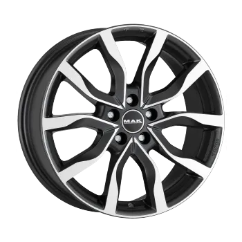 Alu kolo Alu disk MAK HIGHLANDS 7x17, 5x114.3, 76, ET40 BLACK MIRROR
