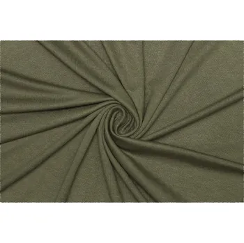 Úplet viskózový - Khaki zelená