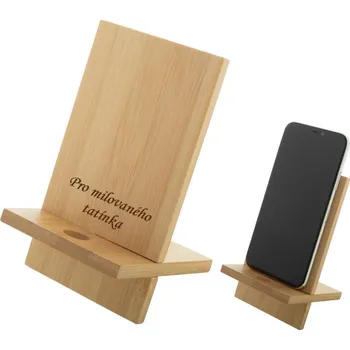 Bambusový stojan na mobil