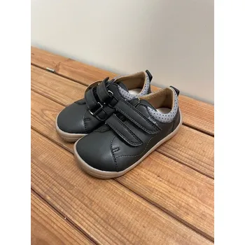 Dívčí polobotky Barefoot nízké tenisky BEDA PLAYFUL - BLACK (BFN 170030/W/NL), Beda Barefoot Velikost: 35