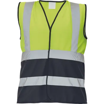 reflexní vesta Cerva LYNX DUO vesta žlutá/černá vel.2XL