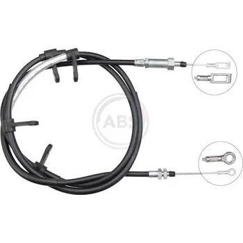 Lanko parkovací brzdy Tažné lanko, parkovací brzda A.B.S. K13986