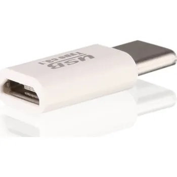 elektrický kabel ALIGATOR Adaptér k nab.microUSB-microUSB typ C SMA0460