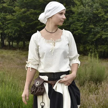 Dámská halenka Středověká halenka Isabel, přírodní