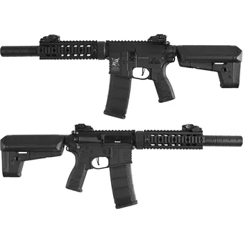 Airsoftová zbraň Delta Armory Airsoftová zbraň M4 AR15 SilentOps 7" Charlie - Černá