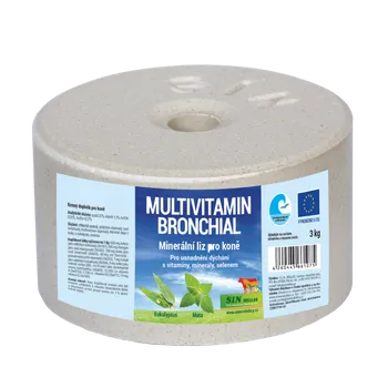 Krmivo pro koně BRONCHIAL MINERÁLNÍ MULTIVITAMINOVÝ LIZ NA UVOLNĚNÍ DÝCHACÍCH CEST