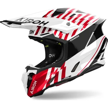 Helma na motorku Přilba TWIST 3 Thunder, AIROH (lesklá červená) 2025 S