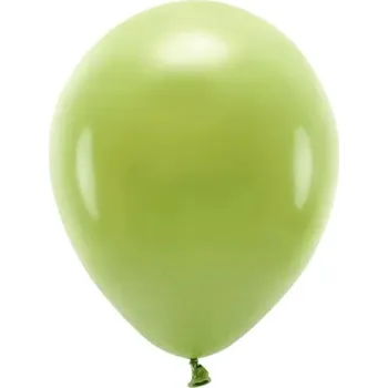 Balónek PartyDeco Eko balónky pastelové, olivově zelené 10ks 26cm