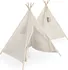 Dětský stan Tipi Wigwam indiánský stan pro děti 135 cm bílý
