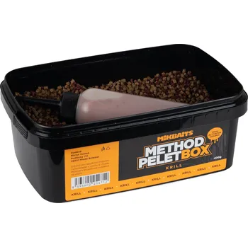 Nástraha Mikbaits Method pelet box + 120ml Activator Příchuť: Krill, Hmotnost: 400 g + Kód na slevu 10%: SLEVA10
