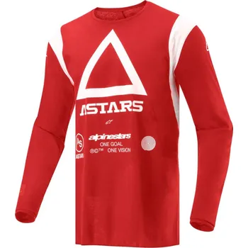Moto bunda Dres TECHDURA, ALPINESTARS (červená fluo) 2026 XL