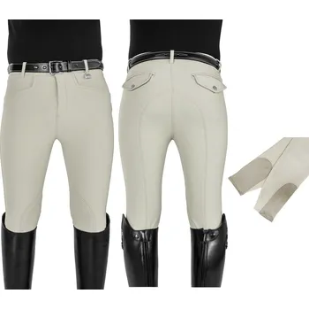 Jezdecké kalhoty Pánské rajtky EQUESTRO Luca béžová 52