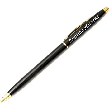 Luxusní pero Slim černé v dárkové krabičce