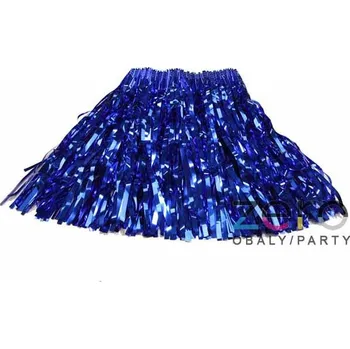 Karnevalový doplněk Sukně fóliová 40 cm - modrá