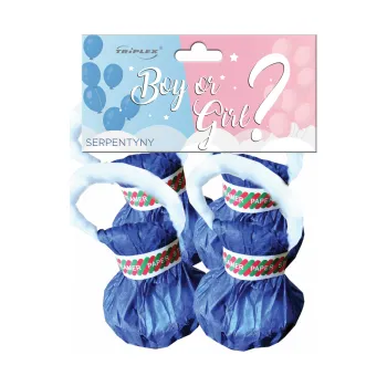 Konfeta Triplex Stuhy ruční BLUE - TXK162-2