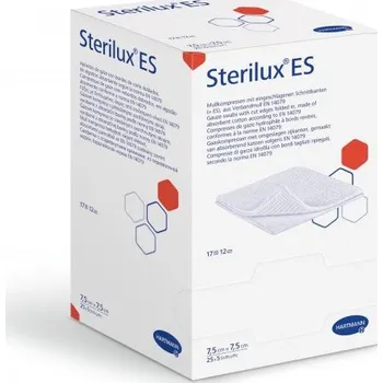 Skládané nesterilní kompresy Sterilux ES 10x10 cm—17 vláken, 100ks