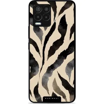 Pouzdro na mobilní telefon Lesklý kryt Mobiwear Glossy - Realme 8 - GA53G Zebří (Prémiové lesklé pouzdro, obal, kryt Mobiwear Glossy na mobil Realme 8 - GA53G Zebří, materiál Plast + TPU silikon - krytí po všech stranách, neošoupatelný potisk, tenké provedení, možnost přichycení na