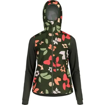 Dámská softshellová bunda Dámská bunda Maloja SENNESM. PRINTED - tmavě zelená XS