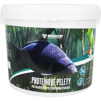 Krmivo pro rybičky Proteinové pelety pro kapry granule 6mm 5kg Scopex