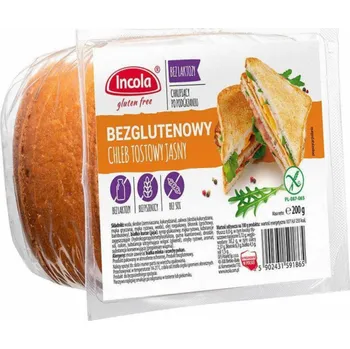 Pečivo GFS Polsko Bezlepkový toustový chléb světlý 200g