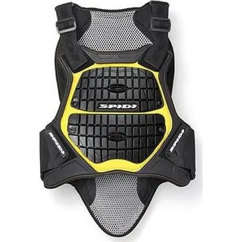 Motocyklový chránič hrudi a pátěře Chránič těla DEFENDER BACK AND CHEST 170/180, SPIDI (černý/žlutý) M