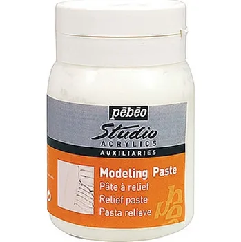 Speciální výtvarná barva Pébéo Studio modelovací pasta pro akrylové barvy, 1 l