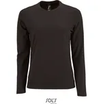 SOL'S 25.2075 – dámské tričko s dlouhým rukávem černá - XXL