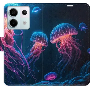 Pouzdro na mobilní telefon Flipové pouzdro iSaprio - Jellyfish - Xiaomi Redmi Note 13 Pro+ 5G