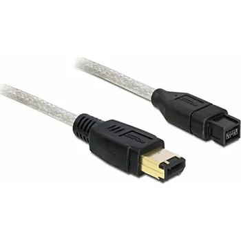 Kabel do PC Delock Firewire 9-pin - Firewire 6-pin, 1m, transparentní (82595)