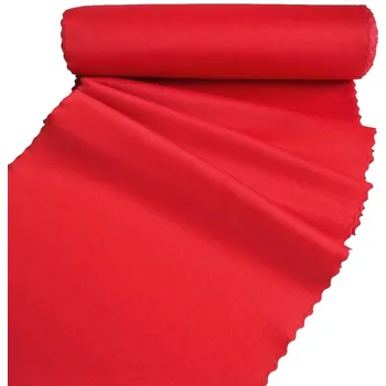 Šála Teflonová šála v metráži Helena - červená 40 zakončení vlnkou