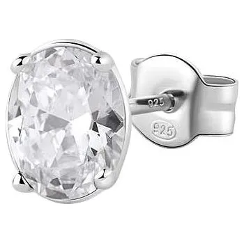 Náušnice BROSWAY Single Fancy Infinite White FIW08 1 ks (Ag 925/1000, 7 g)