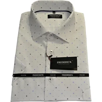 Pánská košile Pánská košile s krátkým rukávem - střih REGULAR - vzor F690 - 40