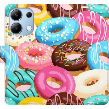 Pouzdro na mobilní telefon Flipové pouzdro iSaprio - Donuts Pattern 02 - Xiaomi Redmi Note 13