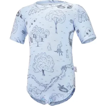 Kojenecký body LITTLE ANGEL body tenké KR Outlast® sv. modrá louka vel. 92 cm