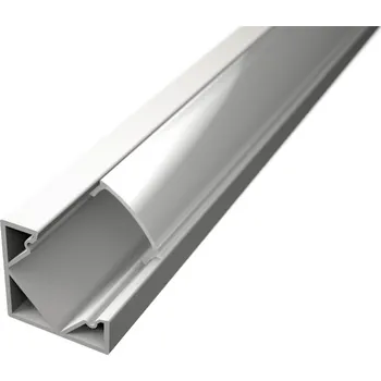 LED lišta Rohový profil lišta pro LED pásky R2 bílý - profil lišta bez difuzoru 1m - LED Solution - 191353 - 191353