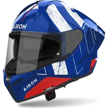 Helma na motorku Přilba MATRYX Scope, AIROH (modro-červená) 2025 2XL