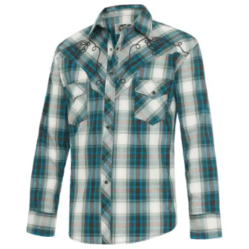 Pánská westernová košile JEFF BLUE S