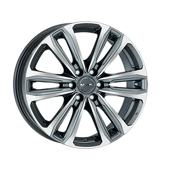 Alu kolo Alu disk MAK SAFARI6 8.5x20, 6x114.3, 66.1, ET45 GUN MET-MIRROR FACE